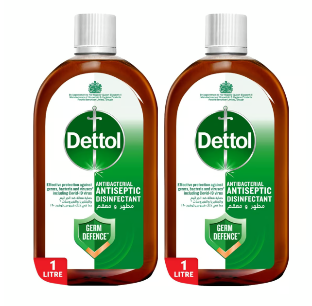 Dettol Antiseptic Disinfectant Value Pack 2 x 1 Litre