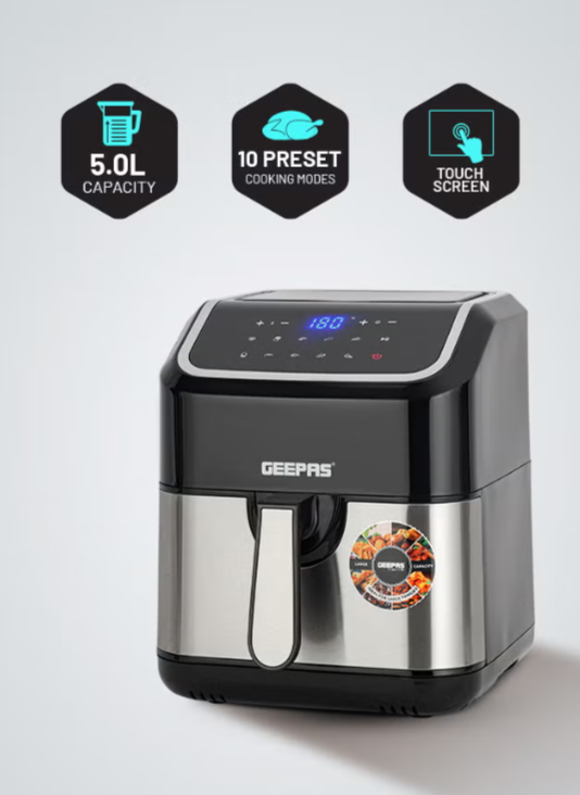Digital Air Fryer with a Rack| Equipped with VORTX Air Frying Technology