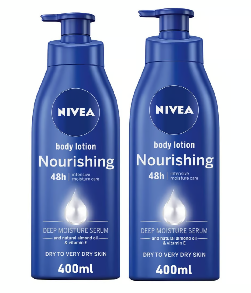 Nivea Body Lotion Nourishing Extra Dry Skin Value Pack 2 x 400 ml