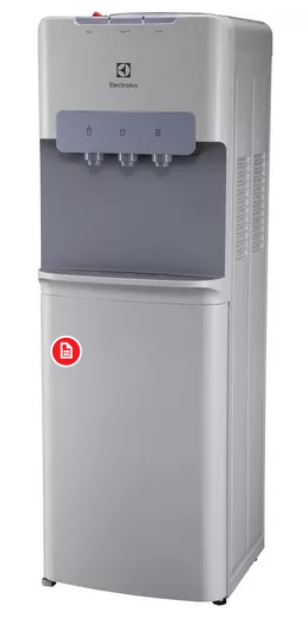 Electrolux Ultimate Home 300 Top Loading Water Dispenser with Cabinet, Silver