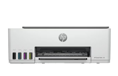 Smart Tank 580 Wireless All In One Printer, Print, Scan, Copy, Print up to 18000 black or 6000 color pages -[1F3Y2A] White