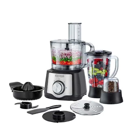Food Processor 29 Functions 6-in-1 (Blender + Grinder + Citrus Juicer + Dough Maker + Whisker + Food Processor)