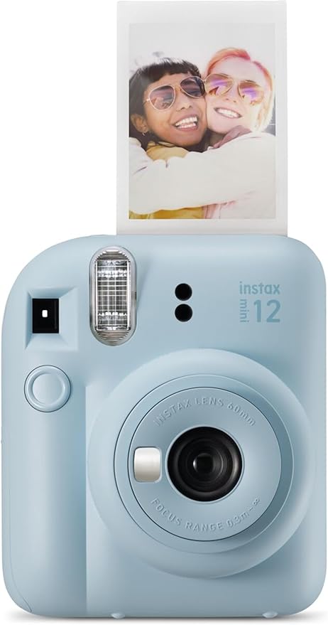 FUJIFILM Instax Mini 12 Instant Camera, Pastel Blue