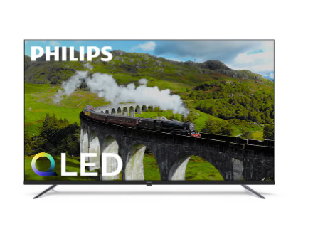65 inch 4K UHD Smart Google QLED TV 65PQT8169/56 Black