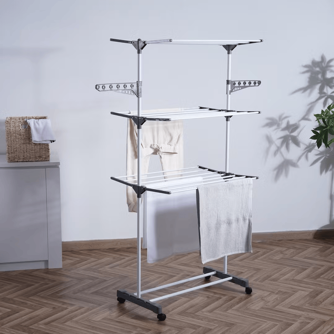 johrain foldable cloth dryer with 16m drying space