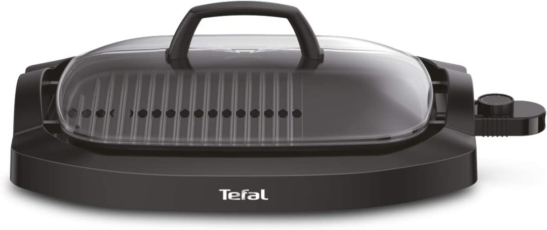 Tefal Plancha Electric Smokeless Grill with Lid