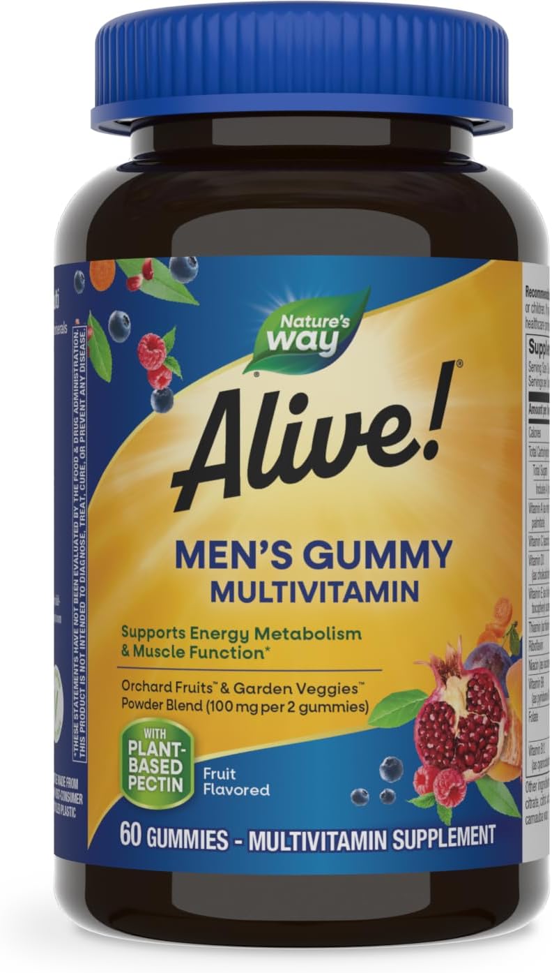 Nature's Way Alive Men's Gummy Vitamins 60'S