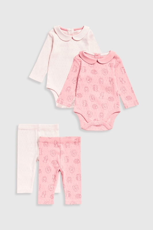 My First Bodysuits and Leggings 4-Piece Set