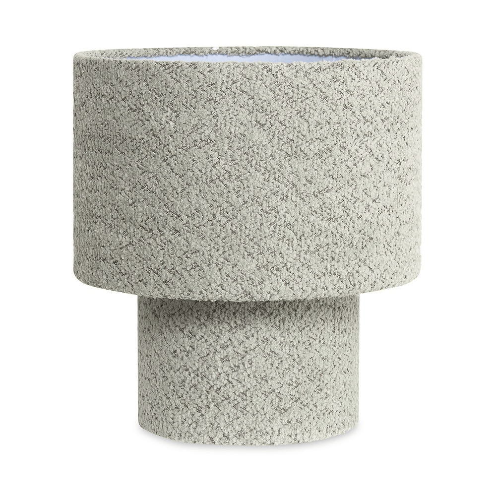 Brim Ceramic Lamp with Shade, Green - 28x32 cm