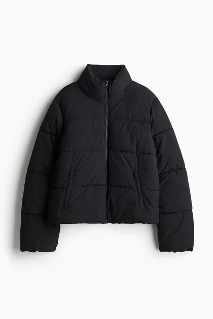 Nylon puffer jacket